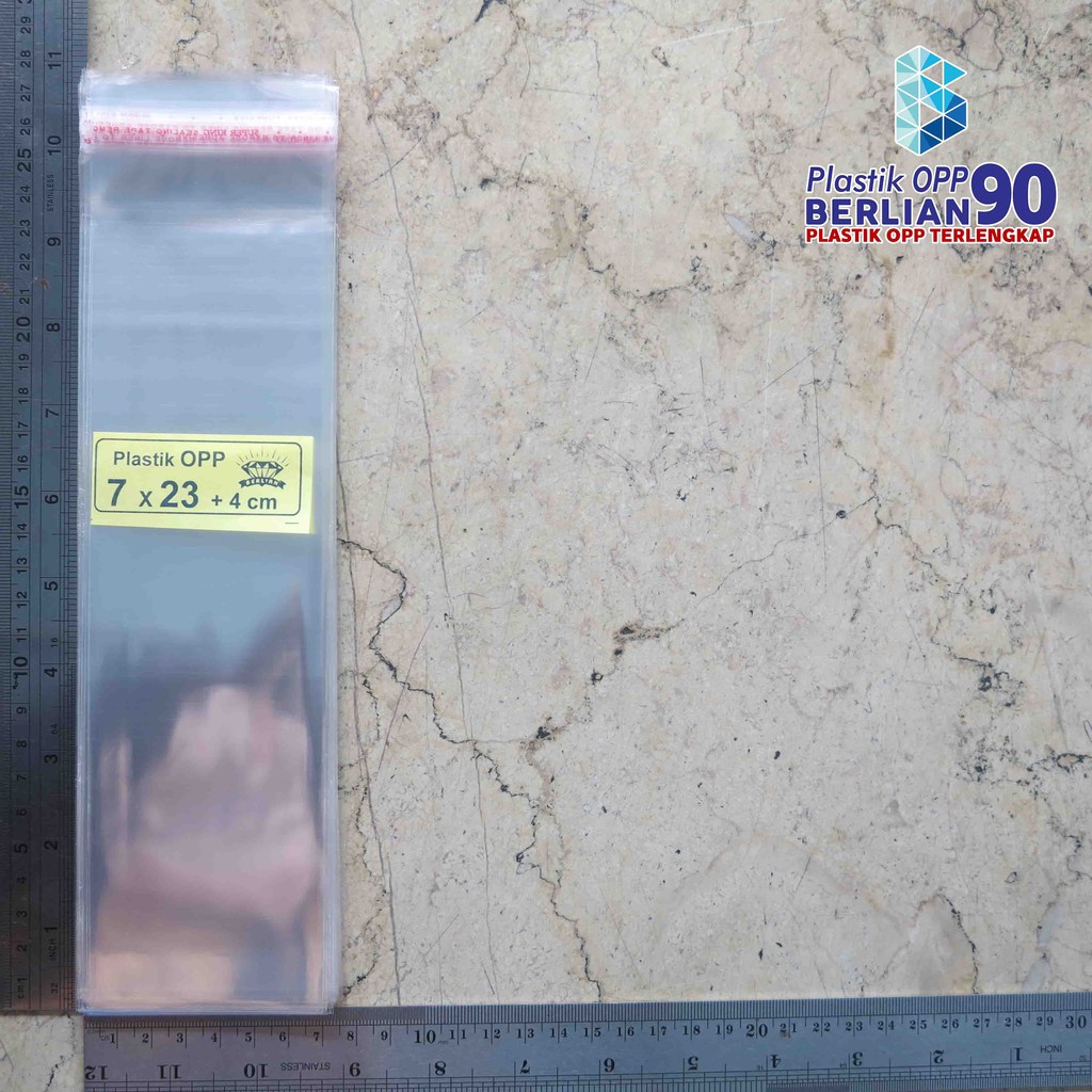 

Plastik OPP 7 X 23 CM 18 MIC 100 LBR Lem Atau Seal