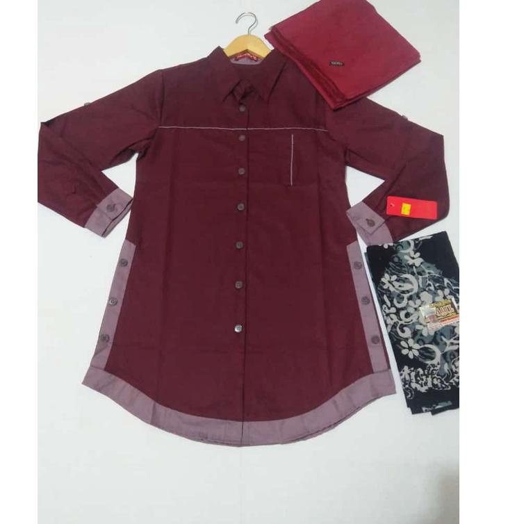 Harga Murah.. Baju atasan santri putri tunik santriwati al mya tunik atasan santri putri merk al mia