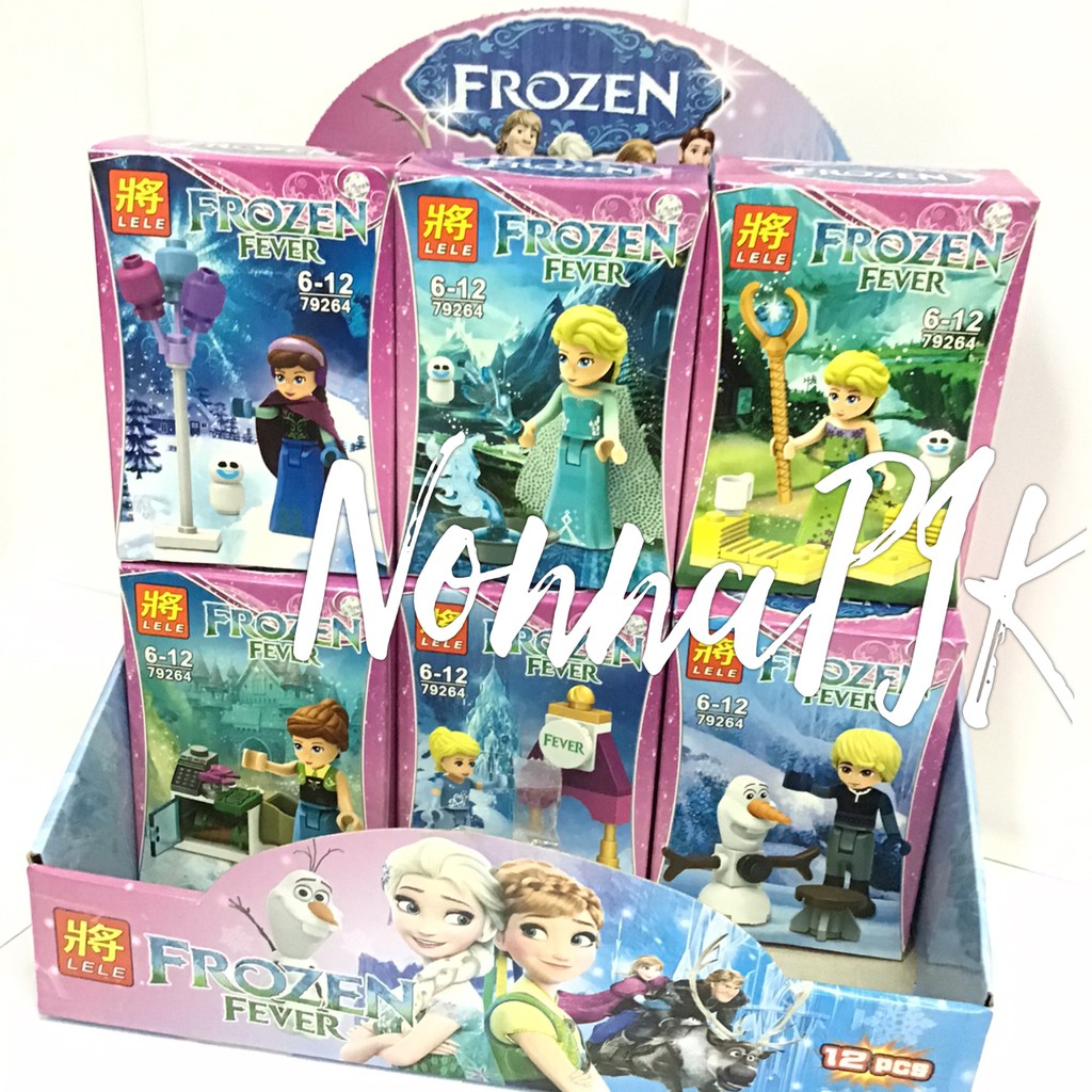 Mainan Edukasi Mini Figure Lego Frozen Fever Set Of 6 Pcs 79264