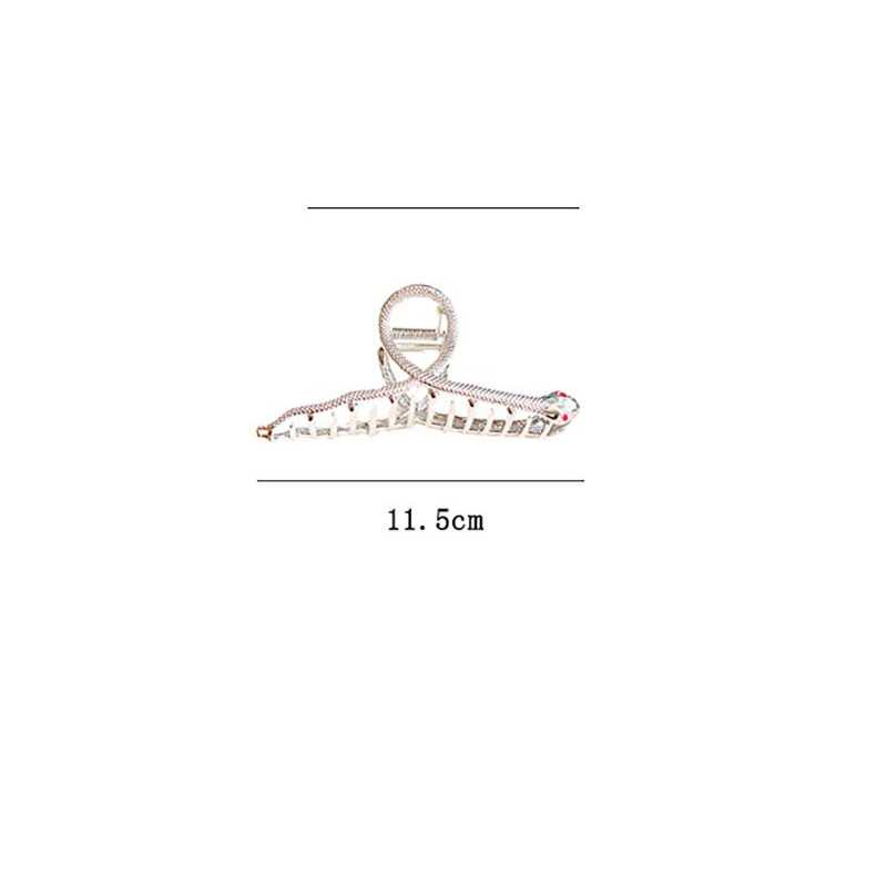 Jepitan Rambut Snake Grab Shark Metal Hair Clip ZC1