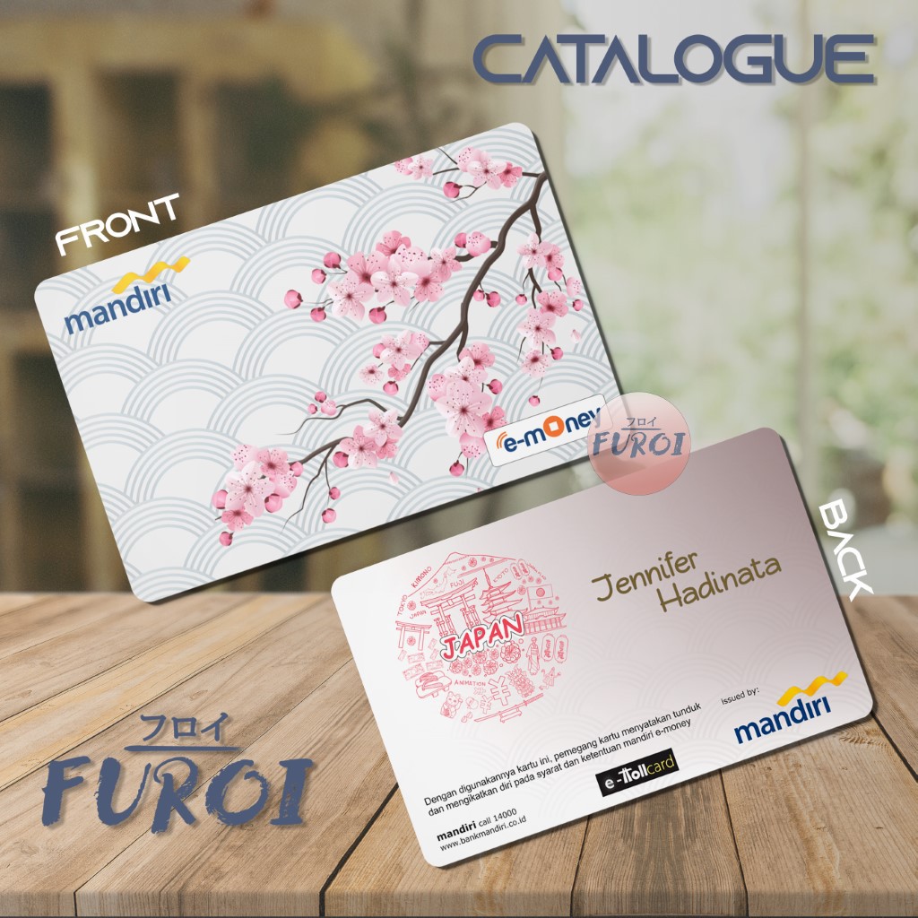 Kartu Flazz BCA | Kartu Emoney Mandiri | Jepang | Sakura Pink