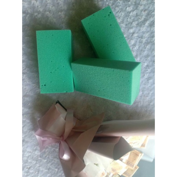 spons bunga,  flower foam, floral foam