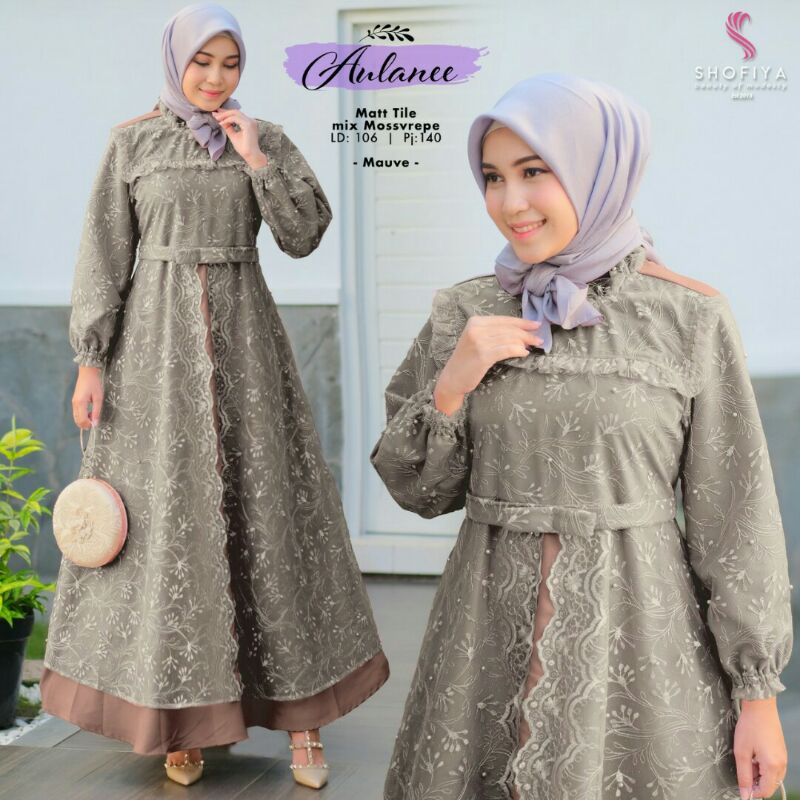 AULAANEE Maxi Dress  Ori by Shofiya