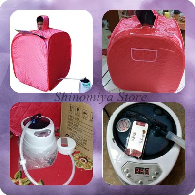 (COD) PORTABLE STEAM SAUNA,SAUNA,ALAT PELANGSING,PEMBAKAR KALORI,KESEHATAN BADAN,TERAPI BADANSTEAM