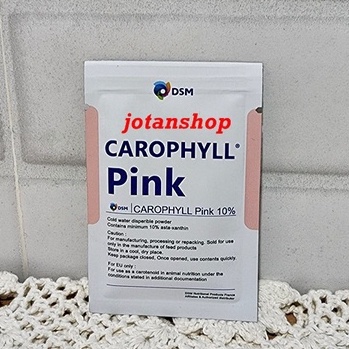 Carophyll Pink 10% original DSM 5 Gram FRANCE karofil caropil karopil pink Pewarna Makanan Ikan