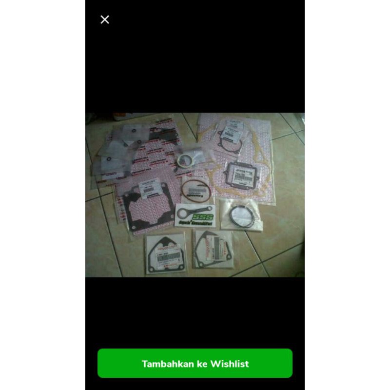 paking full set ninja r kips dan rr kips