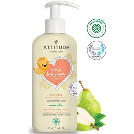 Attitude Baby Leaves Body Lotion 473ml - Pear Nectar