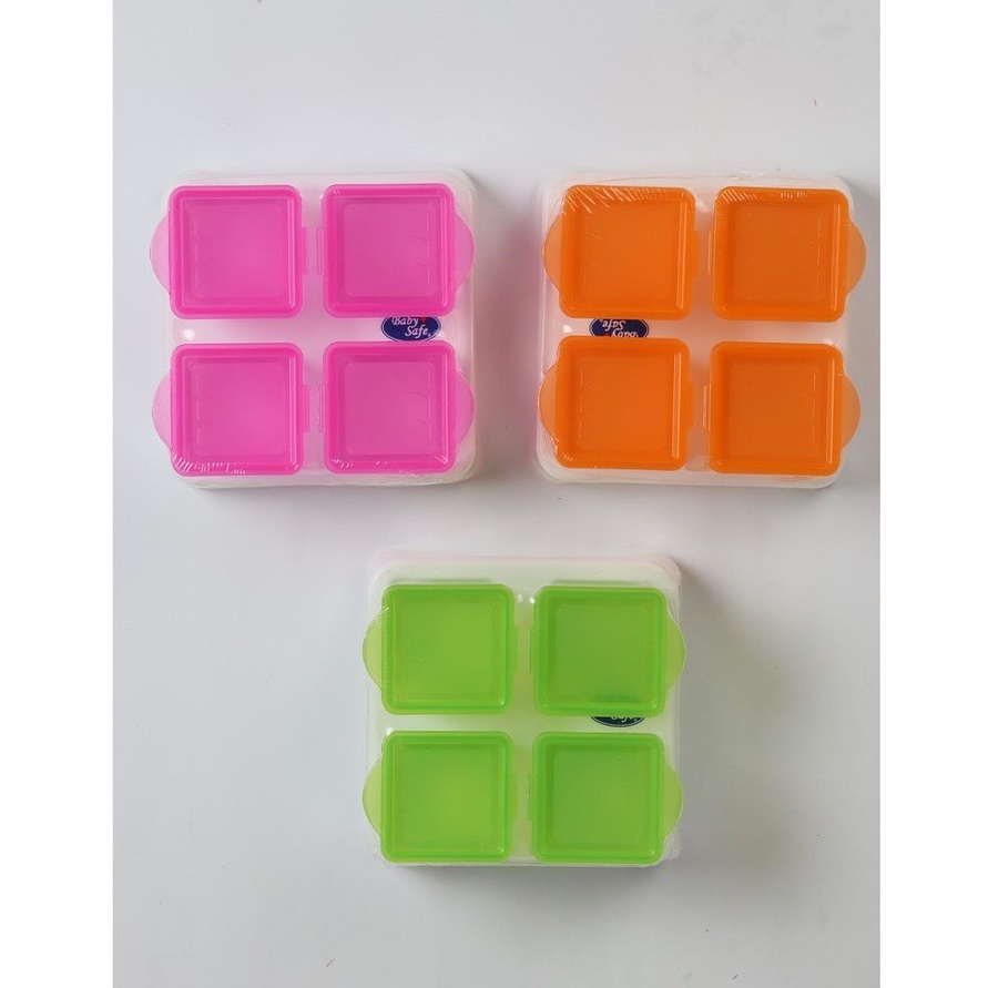 Baby Safe Multi Food Container - Kotak Wadah Makanan Pendamping Asi - Frozen Food