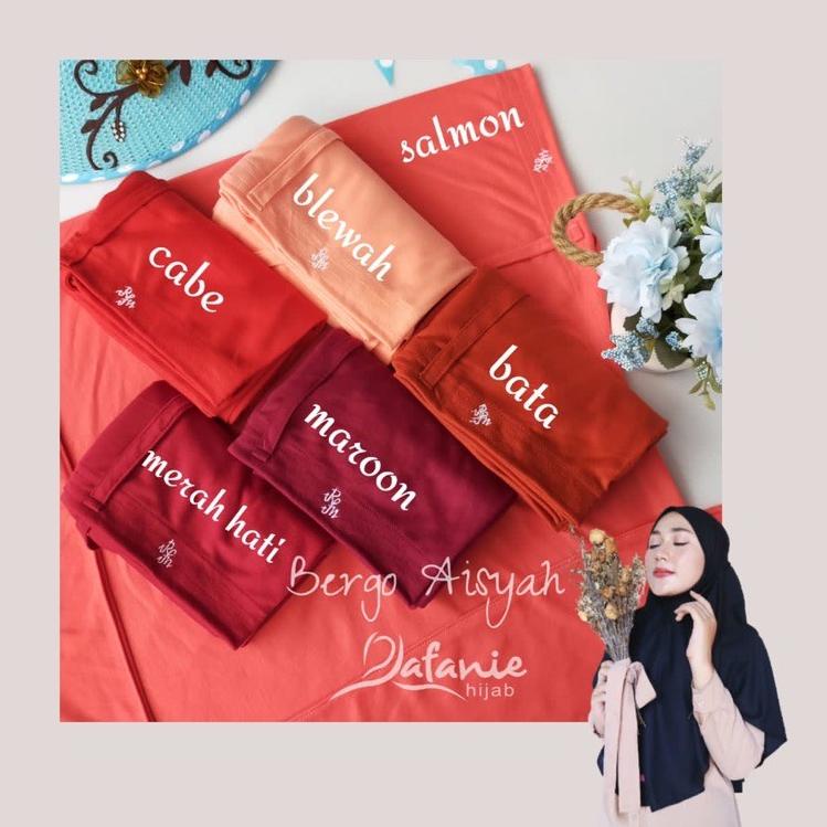 RAFANIE HIJAB   BERGO AISYAH  MURAH TAPI  TIDAK MURAHAN, BAHAN LEMBUT ADEM NYAMAN DI PAKAI –SO.30My2