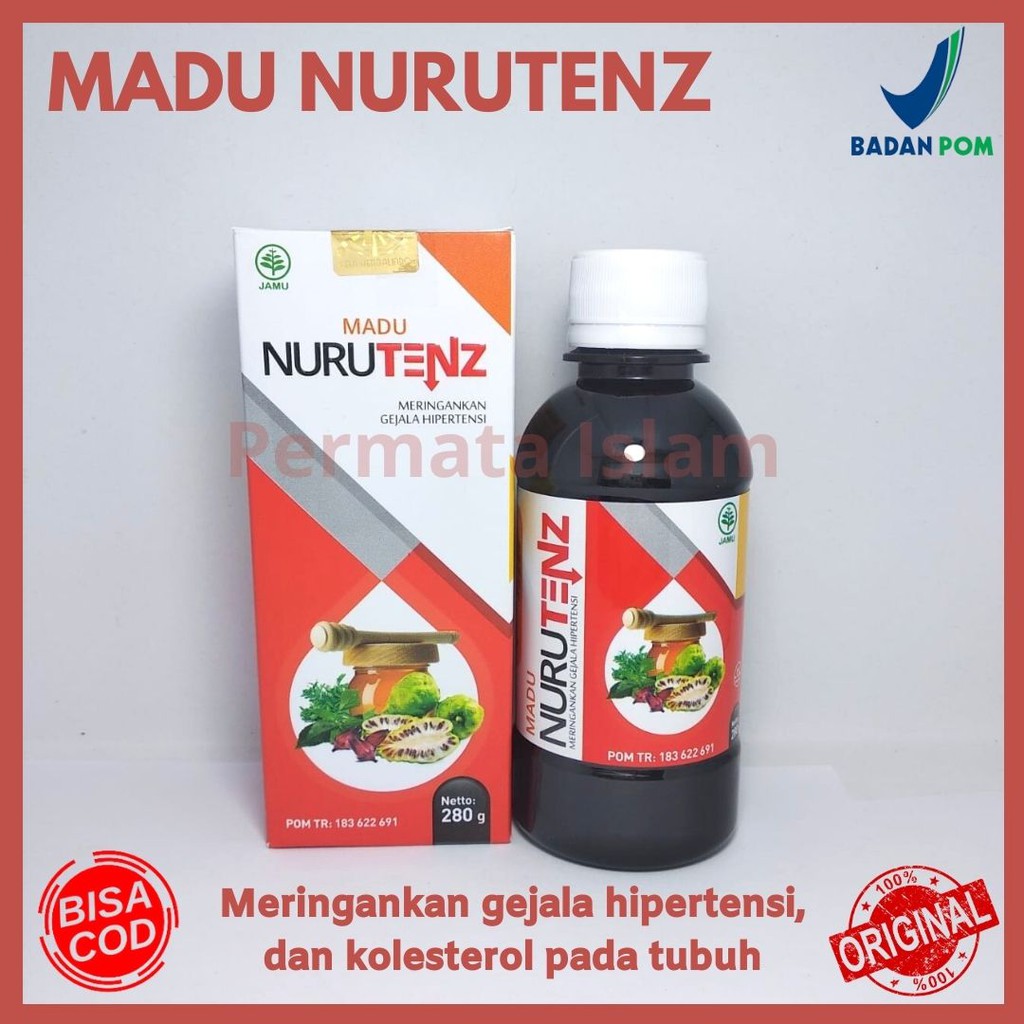 

Madu Nurutenz Madu Herbal Menurunkan Darah Tinggi Obat Herbal Hipertensi