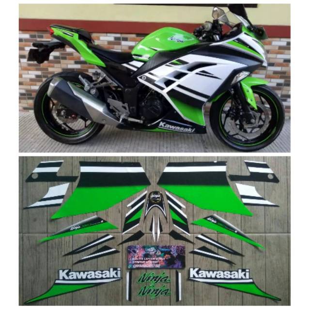 Striping Ninja 250 Fi Abs Tahun 2015 30Th Anniversary