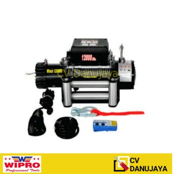 Electric Listrik Winch For Off Road Offroad 5 Ton Tarik Mobil Towing WM-12000 Wipro
