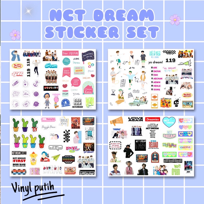 Sticker set / pack nct 7dream jeno jaemin hot sauce we go up boom