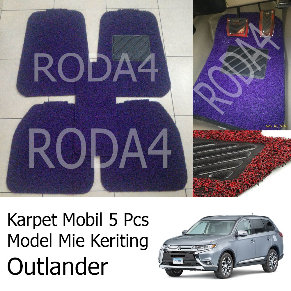 

Karpet Mobil / Car Carpet / Floor Mats Universal Model Mie Keriting Outlander