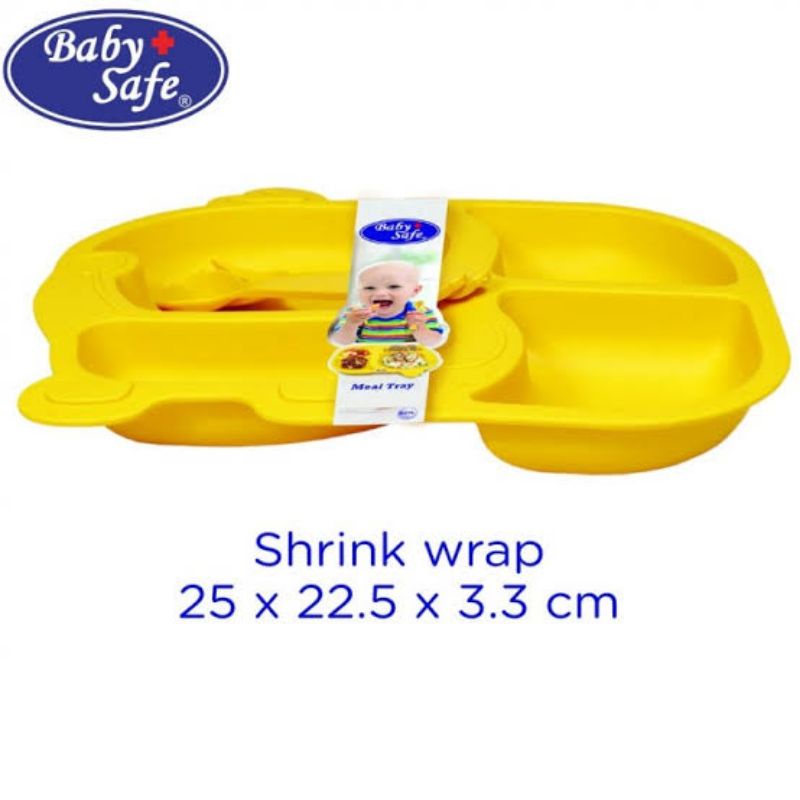 Baby Safe Feeding Set Duck Elephant Giraffe - BabySafe Piring Sendok Mangkok Gelas Makan Anak Bayi Motif Bebek Gajah Jerapah - Alat Makan Mpasi Bayi FSD01 FSD02 FSD03 FSD04 FS801 FS802