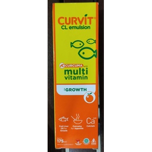 Curvit CL Emulsion 175 ML / Multivitamin / B Komplek / Vitamin D / Omega 3