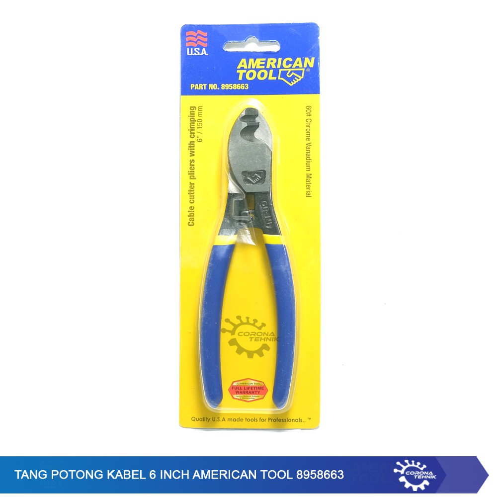 Tang Potong Kabel 6 Inch American Tool 8958663