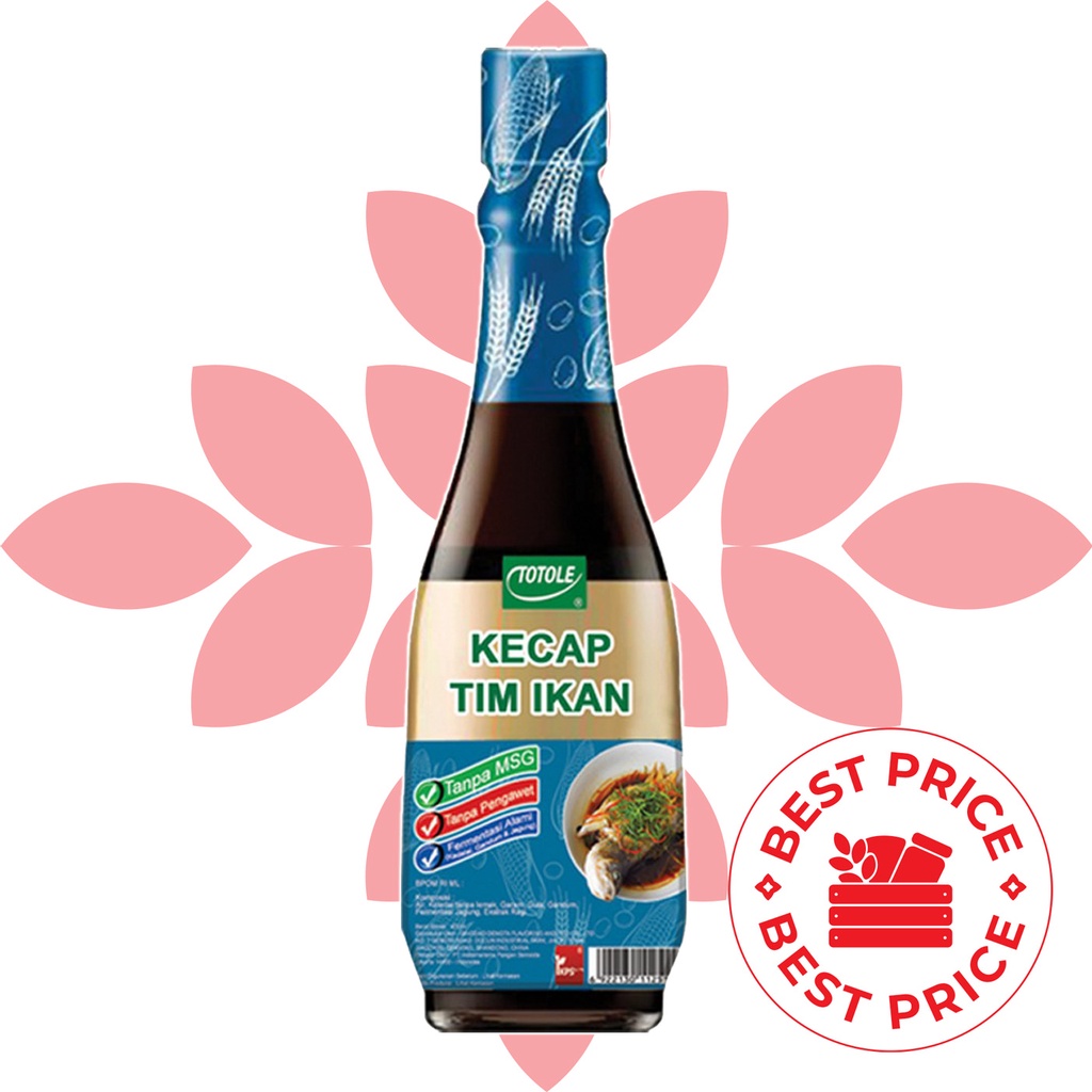 TOTOLE - KECAP TIM IKAN (STEAMED FISH SOY SAUCE) - 450 ML