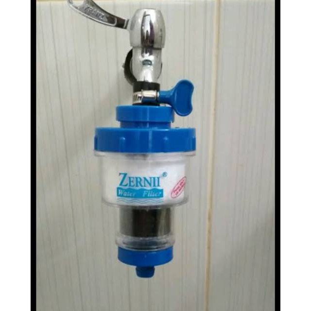 Water Filter Penyaring Air Keruh Kotor ZERNII Filter 1 SET Untuk keran dapur kamar mandi