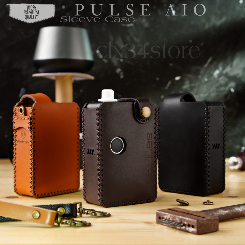 Premium Sleeve Case Pulse (aio) free lanyard / case holder leather sleeve