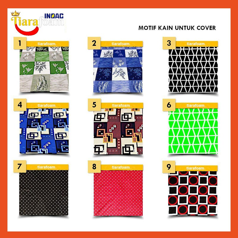 Sarung kasur busa resleting No. 1/ Cover Kasur Busa Inoac tebal 5, 10, 15, 20, 25, 30cm
