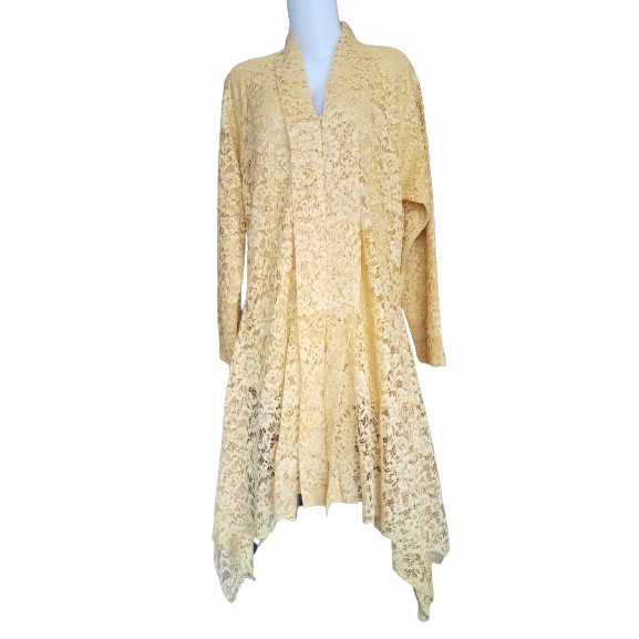 Kebaya  Brokat Kartini Mustard