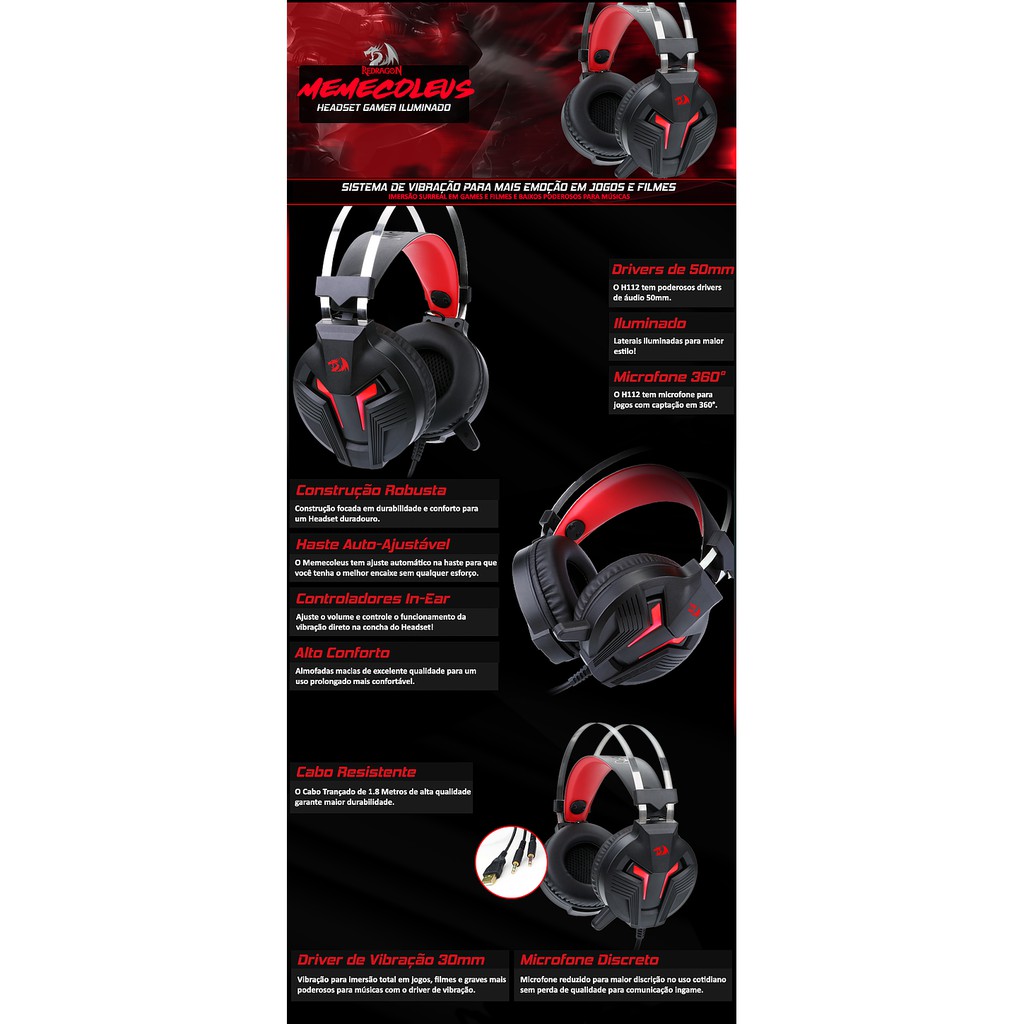 Redragon Memecoleus H112 Gaming Headset