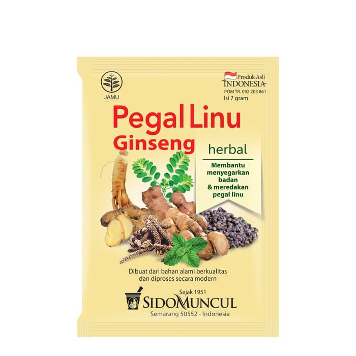 

Jamu Pegal Linu Ginseng SidoMuncul MMM1978