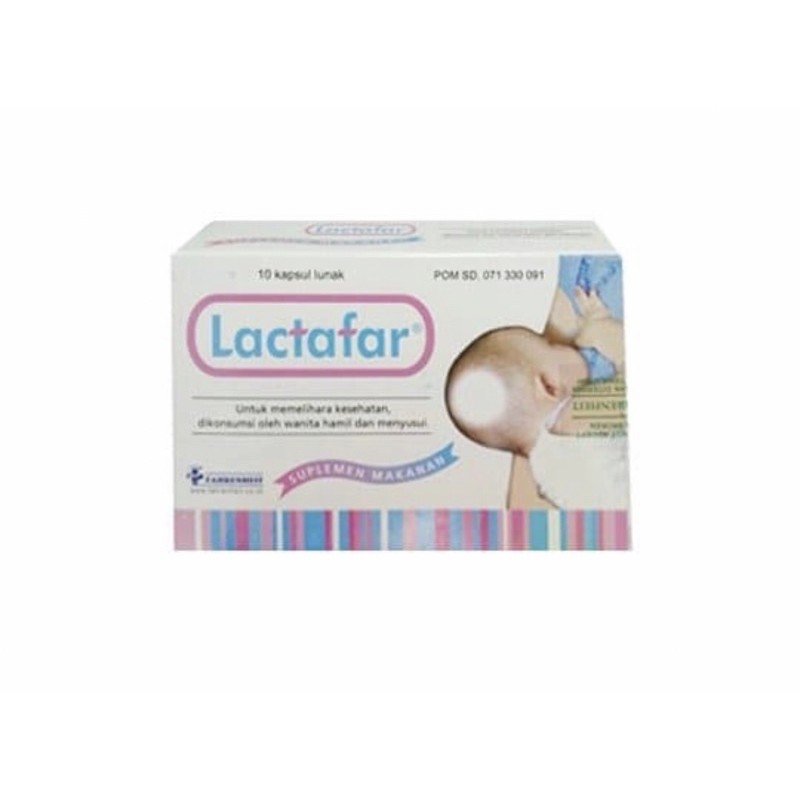 Lactafar strip 10 tablet ( suplemen kehamilan &amp; menyusui )