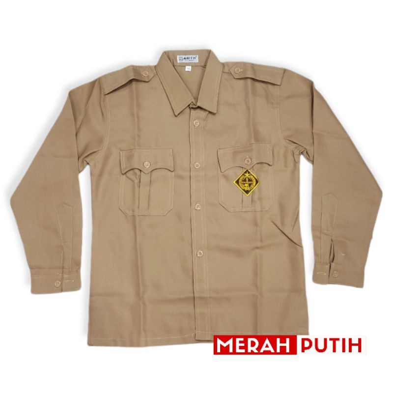 Baju Pramuka Rapilo SMP SMA Penggalang Penegak Pembina Cowok Cewek Panjang Pendek