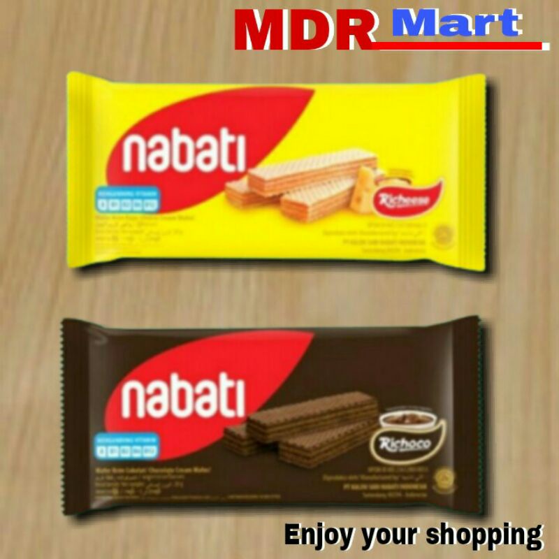 

NABATI Wafer 1000an keju/coklat