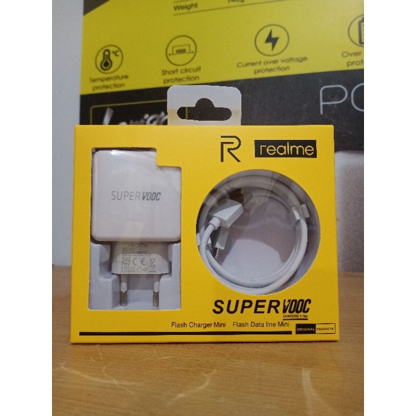 Travel Charger REALME  SUPER Vooc Flash 20W 100% XT