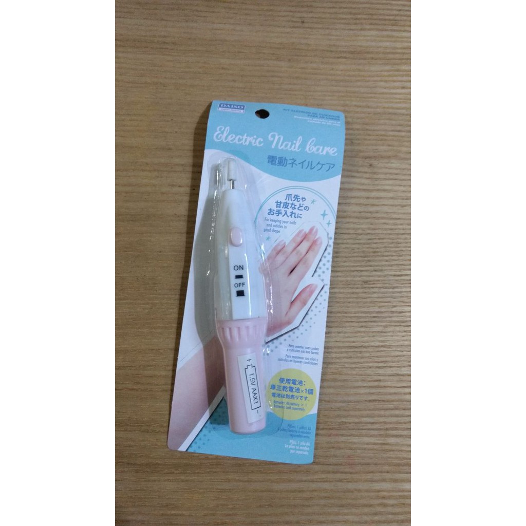 DAISO electric nail care pedicure beauty manikur pedikur
