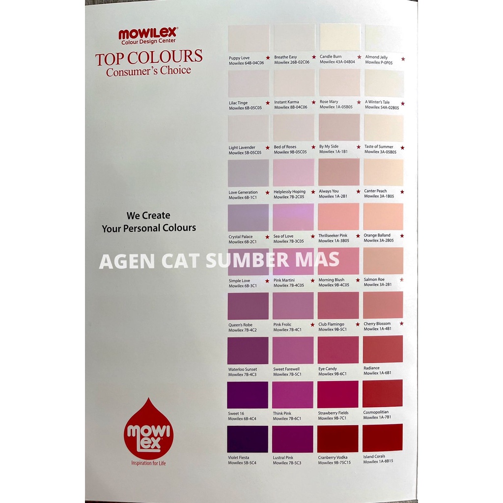 MOWILEX EMULSION WARNA TINTING 20 LITER