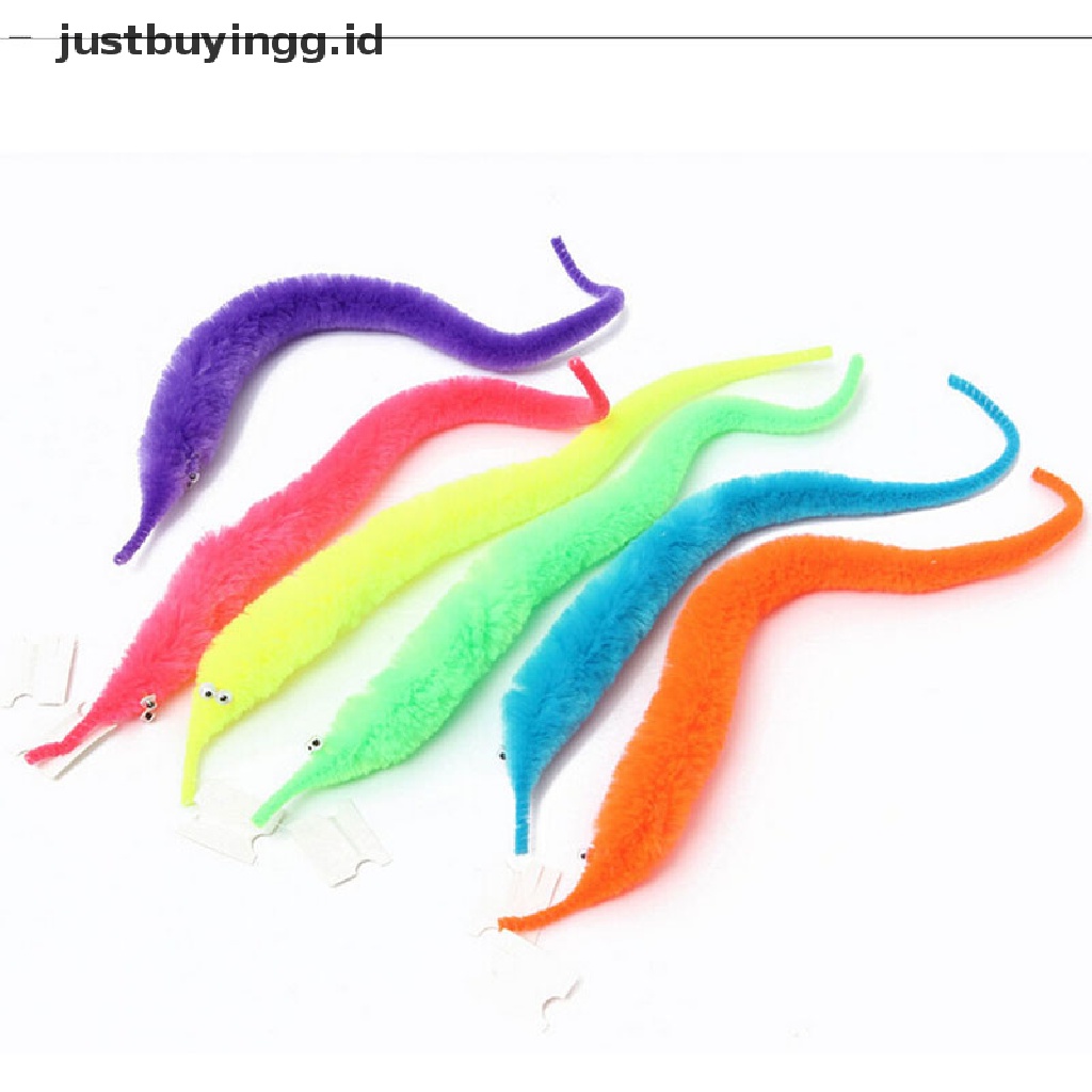 Justbuyingg.Id 1pc Mainan Cacing / Kuda Laut Spiral Magic Bergerak Untuk Anak