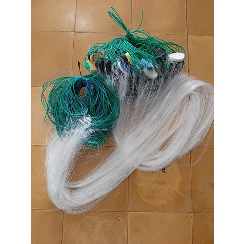 Jaring Ikan Siap Pakai Tinggi 2m Panjang 50m Senar 0,20mm jaring ikan jaring pukat