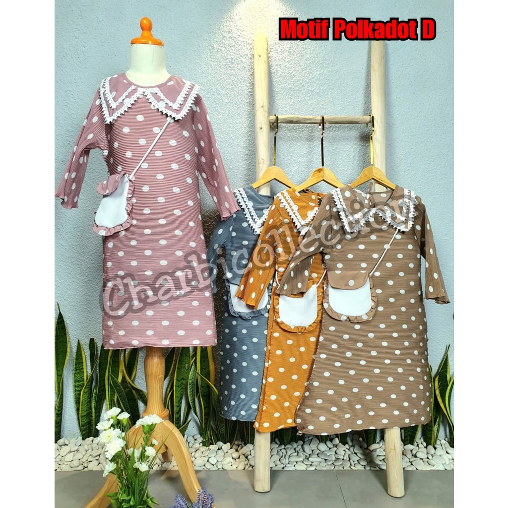 Dress turun naik anak anak/ Dress anak turun naik viral/ Baju turun naik anak