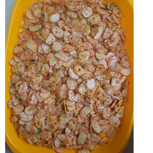 

㊔ Kerupuk seblak kering pedas bantet daun jeruk bumbu kacang tanah 1kg TERBARU 2580 ⁂