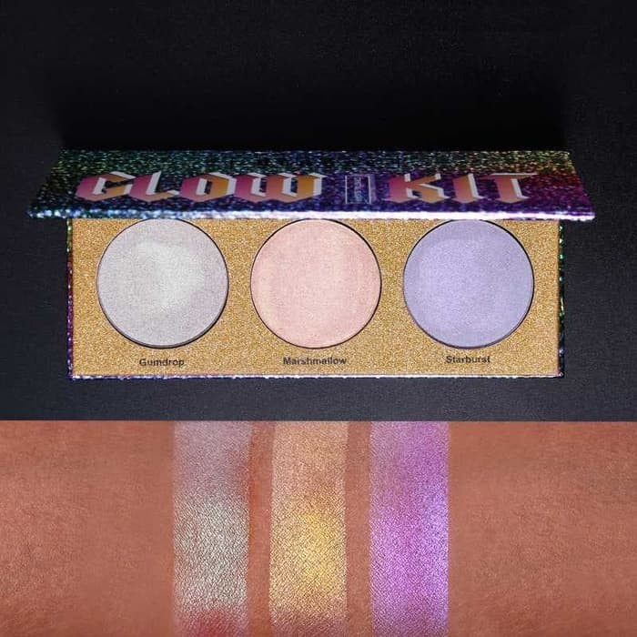 UCANBE Glow Kit Glitter Eye Shadow 3 Warna - Multi Warna