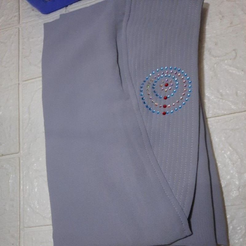 Thewa//Khimar Andara Standar Ori Thewa-Abu silver