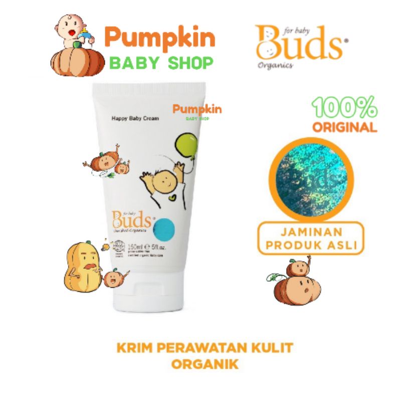 Buds Cherished Organics Happy Baby Cream 150ml