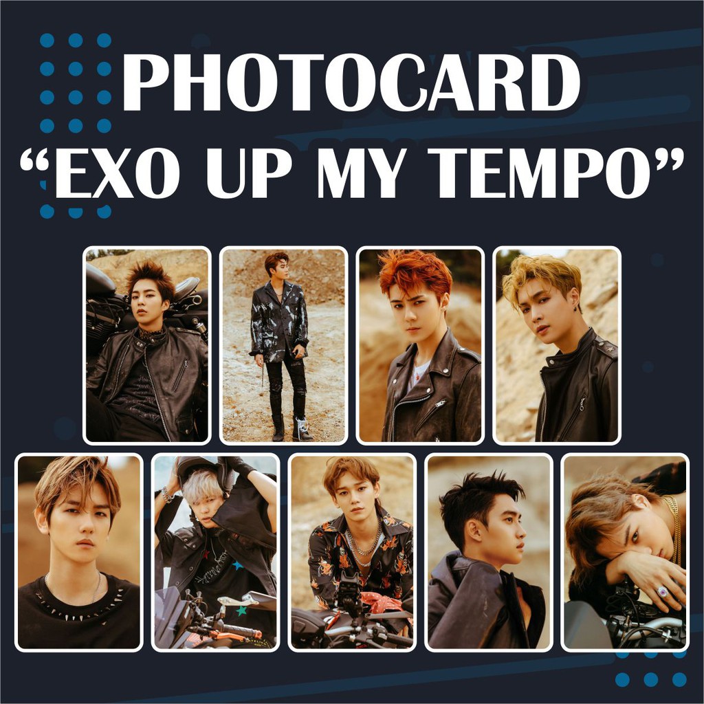 (READY STOCK) PHOTOCARD EXO UP MY TEMPO KPOP MURAH