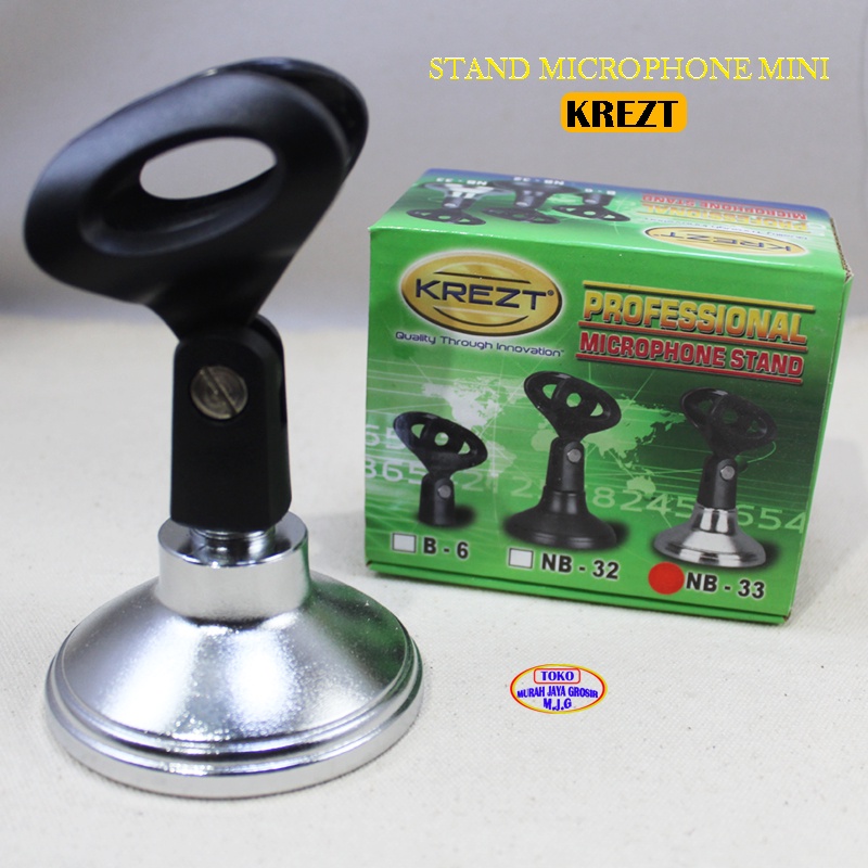 Jual Stand Mic Meja KREZT NB 33 Stand Mik Mini Portable Original Shopee Indonesia