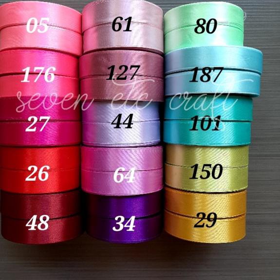 

Ecer / Grosir Pita Satin 1" (2,5 cm)