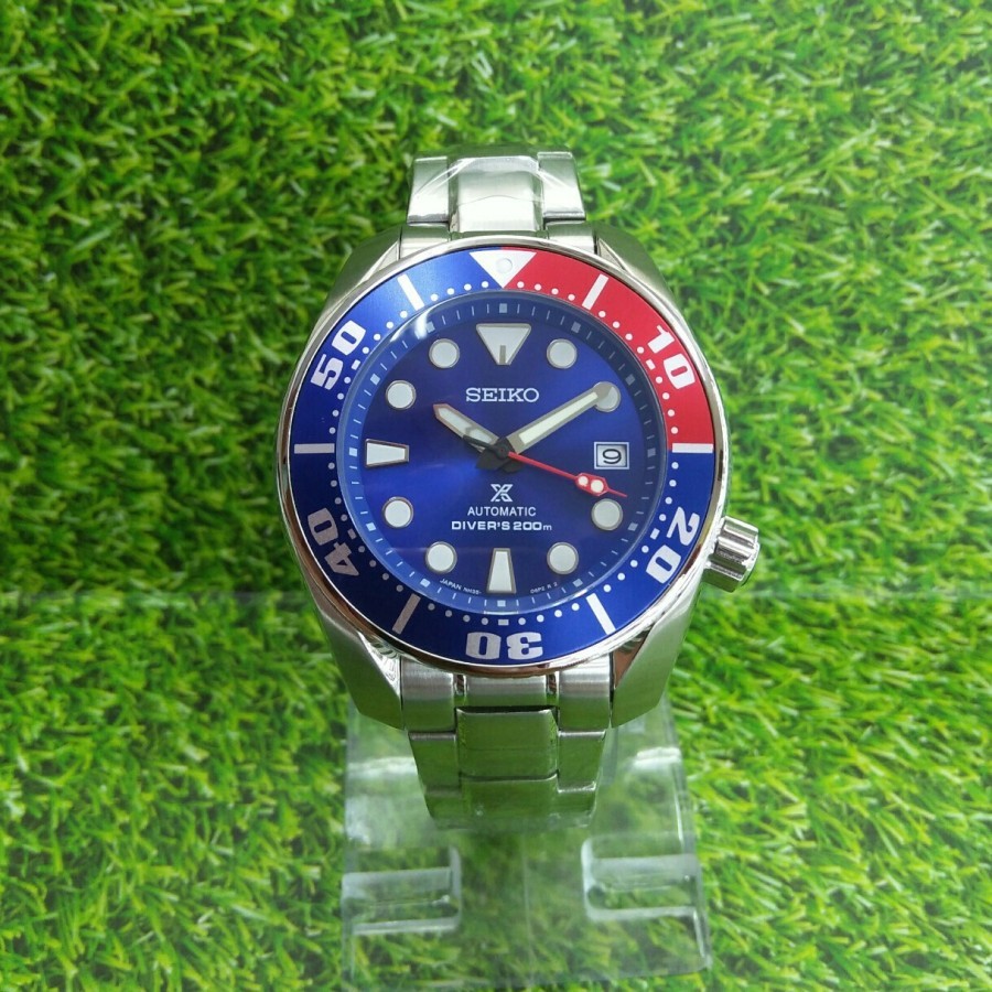 Best Seller JAM TANGAN SEIKO SUMO PEPSI SBDC057 AUTOMATIC Garansi 1th