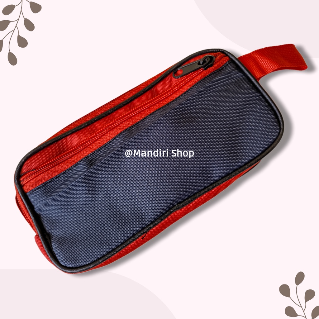 Dompet Pensil Serbaguna Kanvas ukuran  21x11 x 4cm