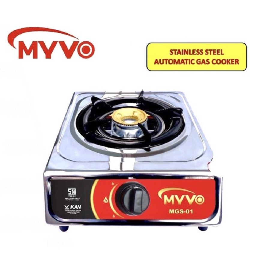 KOMPOR GAS MYVO MSG01 1 TUNGKU STAINLESS STEEL