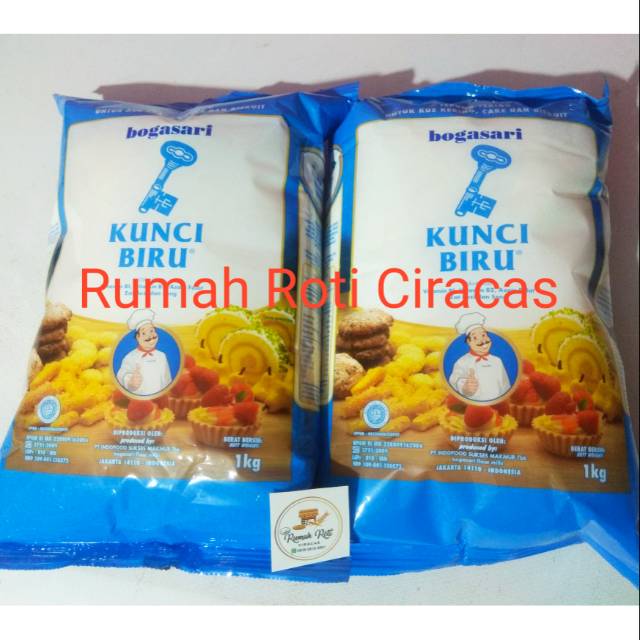 

TEPUNG KUNCI BIRU 1KG TERIGU FLOUR PROTEIN RENDAH GANDUM 1 KG