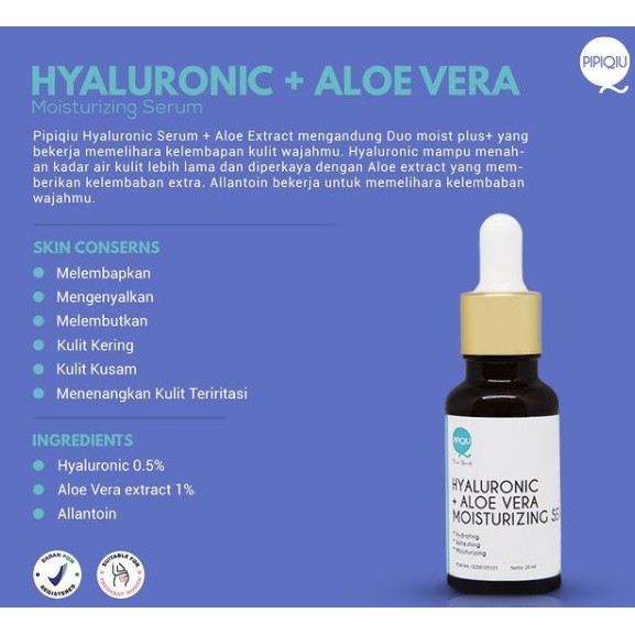 PIPIQIU Serum Gold Plus Vit C Hyaluronic | Niacinamide | AHA BHA PHA Peeling 20ml