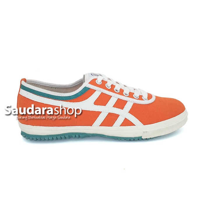 Promo Sepatu Kodachi 8172 Orang lis Putih / Sepatu Kodachi 8172 Classic - Orange lis pth Berkualita